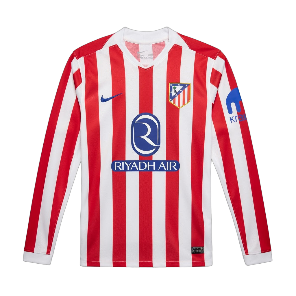 MAILLOT ATLETICO MADRID DOMICILE MANCHES LONGUES 2025/2026