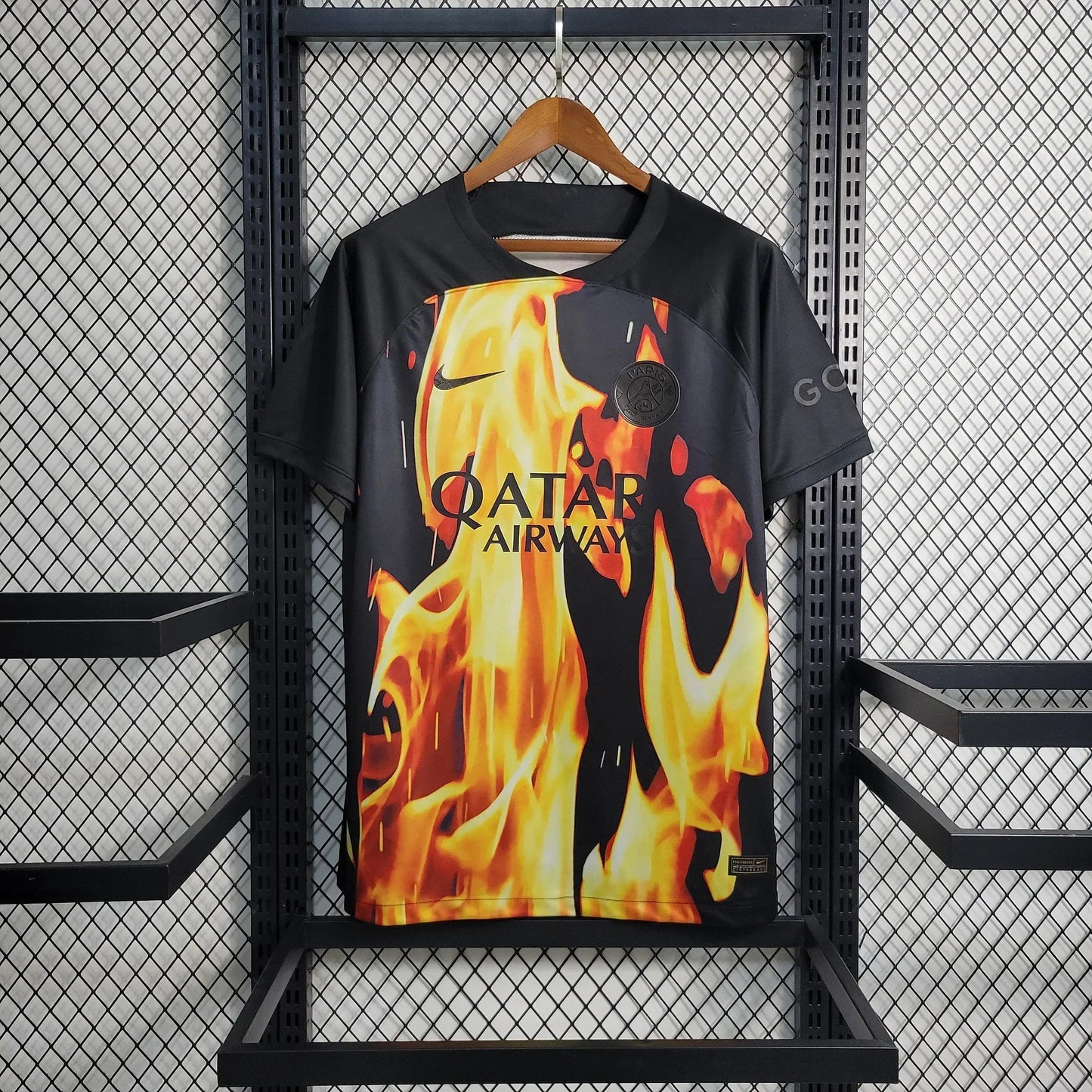 PARIS SAINT GERMAIN MAILLOT CONCEPT 2023/2024 FEU FLAMMES
