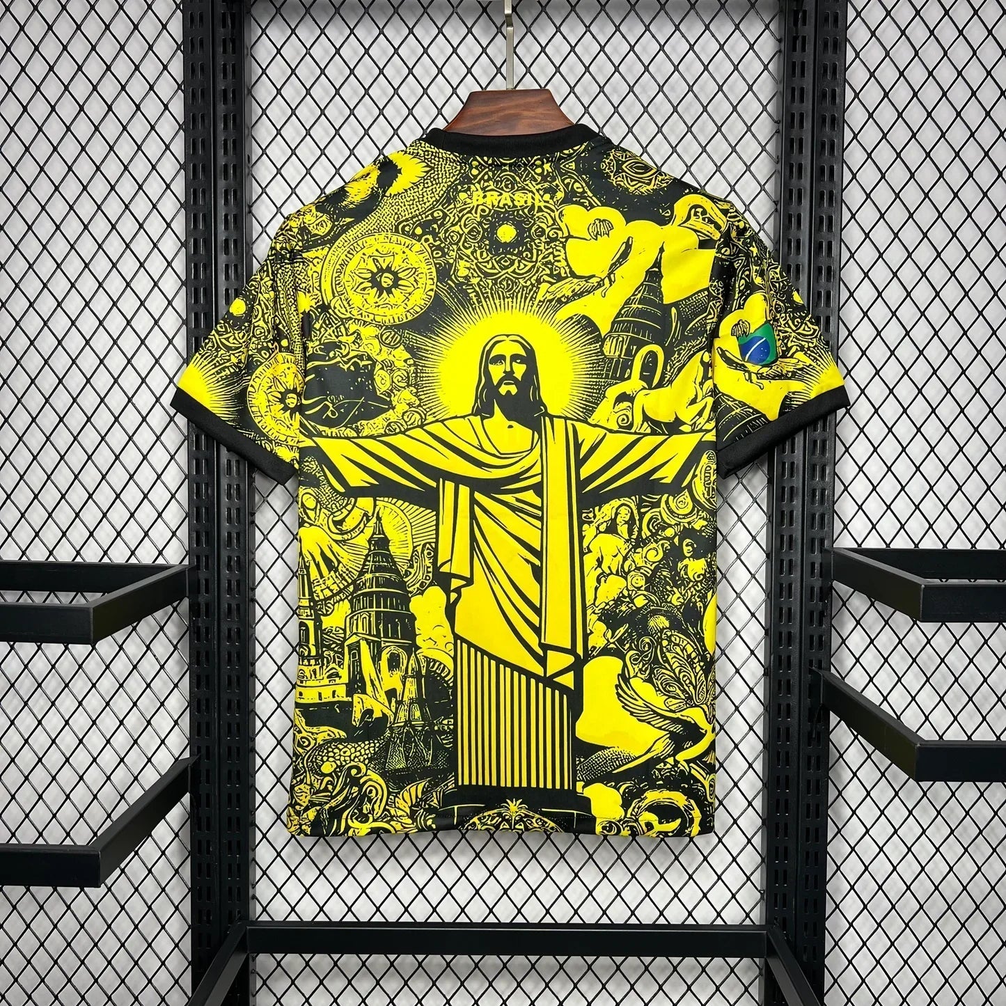 BRÉSIL MAILLOT CONCEPT 2024 JAUNE