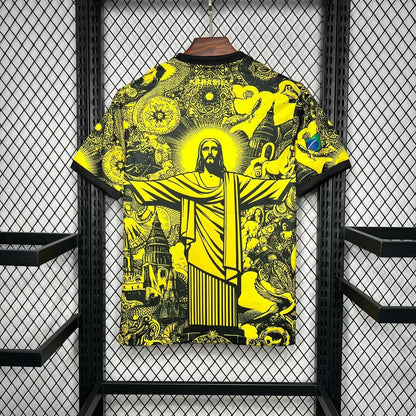 BRÉSIL MAILLOT CONCEPT 2024 JAUNE