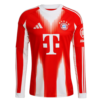 Maillot Bayern Munich Domicile Manches Longues Homme 2025 2026 Rouge