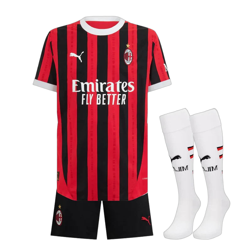 KITS ENFANT/ JUNIOR AC MILAN  DOMICILE 2024/2025