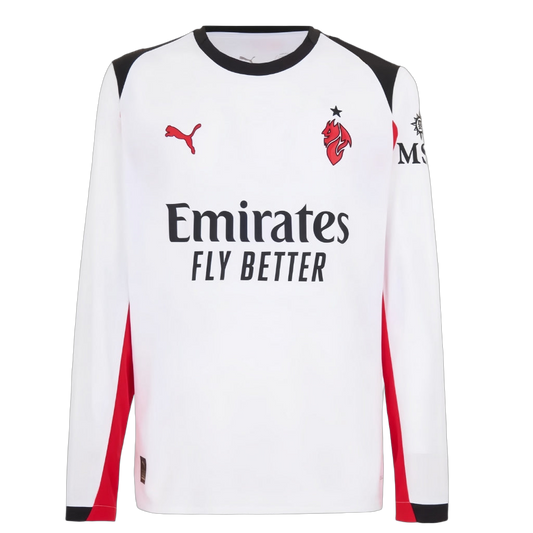 MAILLOT AC MILAN EXTERIEUR MANCHES LONGUES 2025/2026