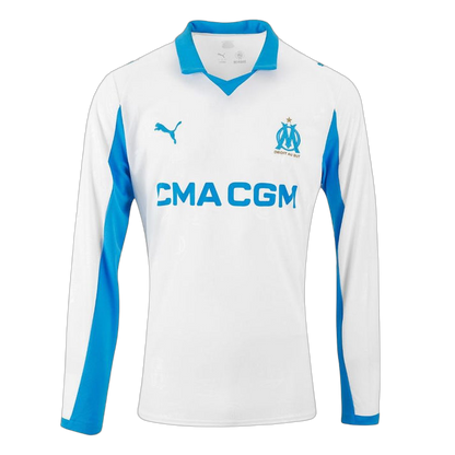 MAILLOT OM DOMICILE MANCHES LONGUES 2025/2026