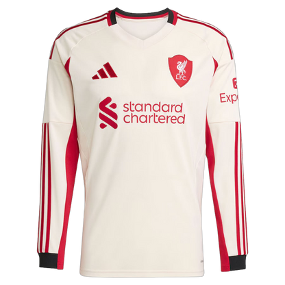Maillot Liverpool Manches Longues Homme Exterieur 2025 2026