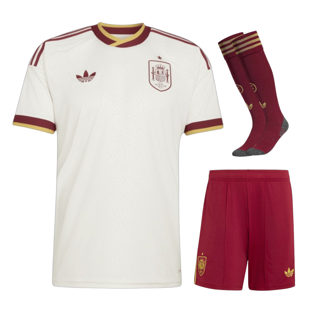 KITS ENFANT/ JUNIOR ESPAGNE EXTERIEUR COUPE DU MONDE 2026