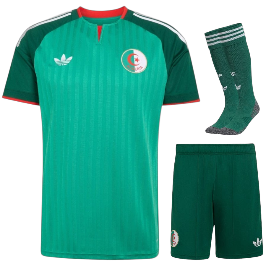 KITS ENFANT/ JUNIOR ALGÉRIE EXTERIEUR COUPE DU MONDE 2026