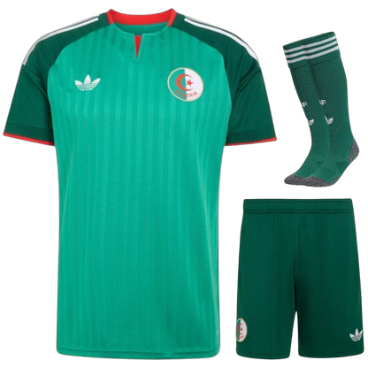 KITS ENFANT/ JUNIOR ALGÉRIE EXTERIEUR COUPE DU MONDE 2026