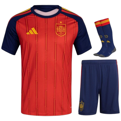 KITS ENFANT/ JUNIOR ESPAGNE DOMICILE COUPE DU MONDE 2026