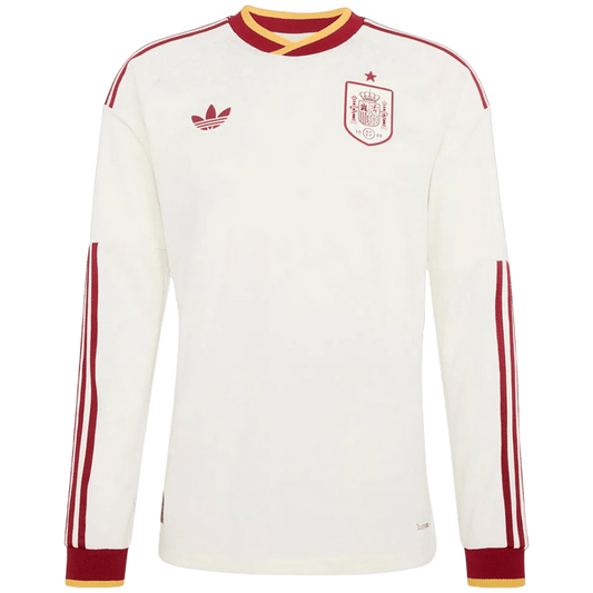MAILLOT ESPAGNE EXTERIEUR MANCHES LONGUES COUPE DU MONDE 2026