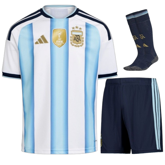 KITS ENFANT/ JUNIOR ARGENTINE DOMICILE COUPE DU MONDE 2026
