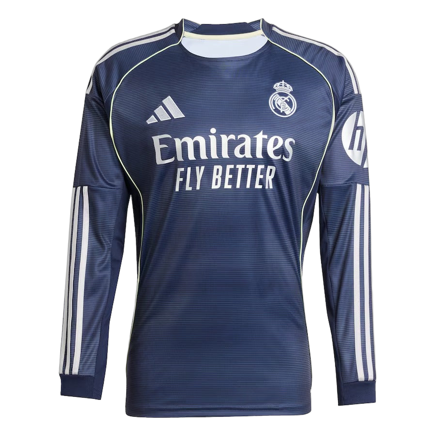 MAILLOT REAL MADRID EXTERIEUR MANCHES LONGUES 2025/2026