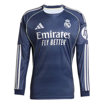 MAILLOT REAL MADRID EXTERIEUR MANCHES LONGUES 2025/2026