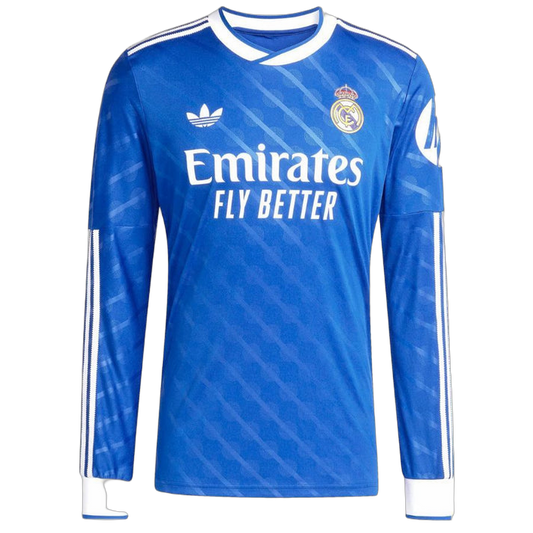 MAILLOT REAL MADRID MANCHES LONGUES THIRD 2025/2026