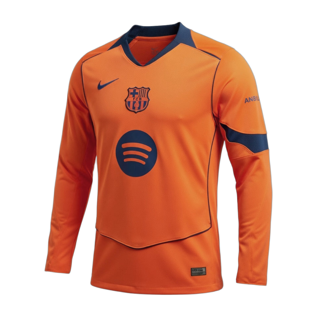 MAILLOT BARCELONE THIRD MANCHES LNGUES 2025/2026