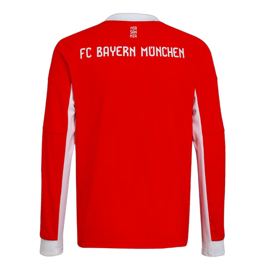 Maillot Bayern Munich Domicile Manches Longues Homme 2025 2026 Rouge