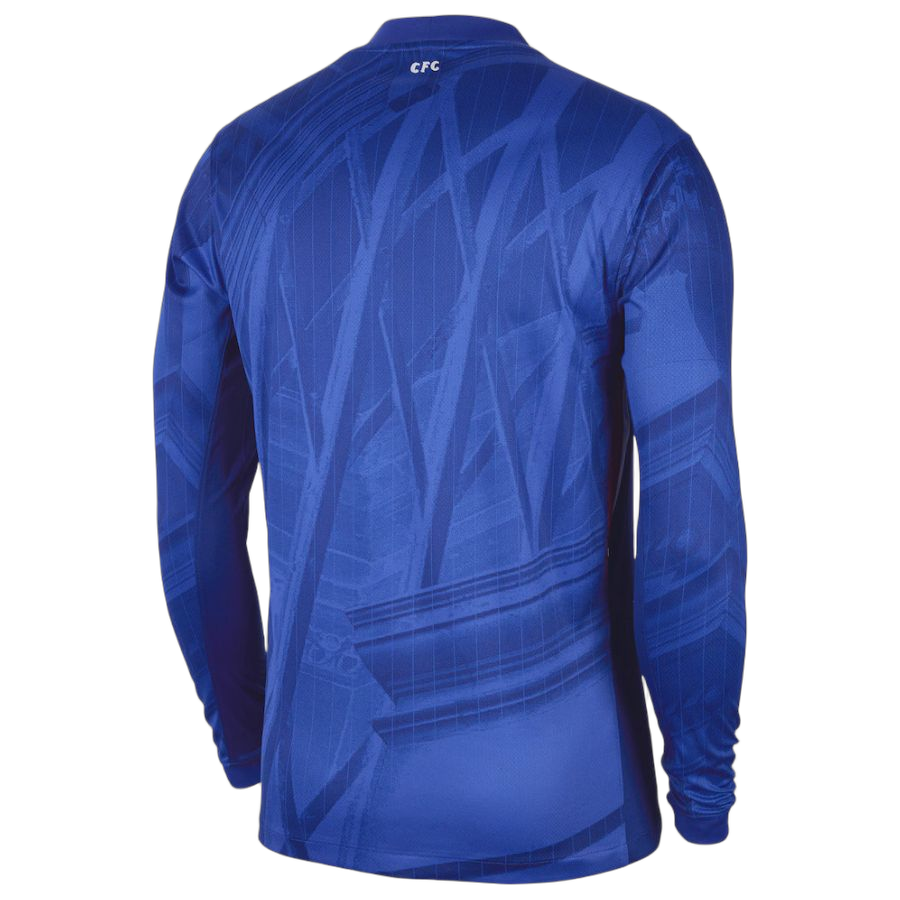 Maillot Chelsea Domicile Manches Longues Homme 2025 2026 Bleu