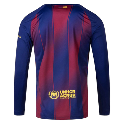 MAILLOT FC BARCELONE MANCHES LONGUES DOMICILE 2025/2026
